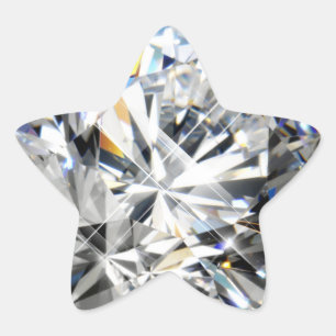 White Gem Ster Sticker