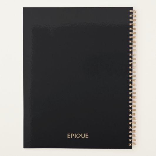 White Gepersonaliseerd epique Day Planner (Achterkant)