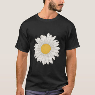 White Gerbera Daisy Flower T-shirt