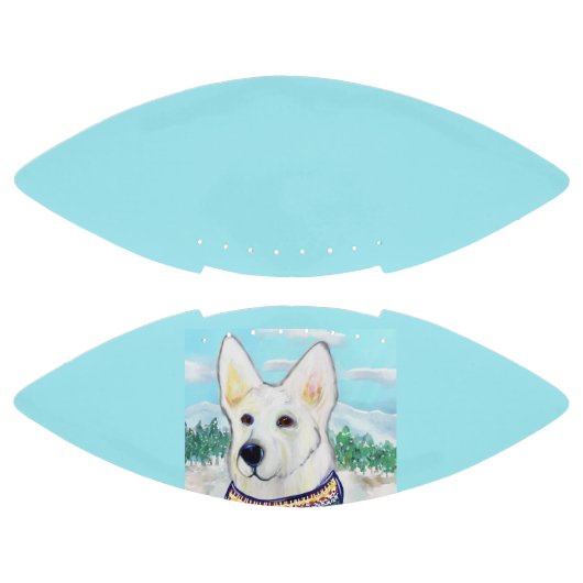 White German Shepherd American Football (Panelen)