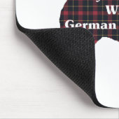 WHITE GERMAN SHEPHERD BFF Gifts Muismat (Hoek)