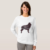 WHITE GERMAN SHEPHERD BFF Gifts T-shirt (Voorkant volledig)