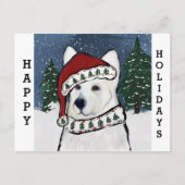 White German Shepherd Briefkaart (Voorkant)