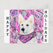 White German Shepherd Briefkaart (Voorkant)