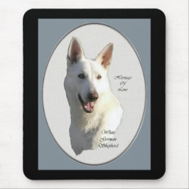 White German Shepherd Gifts Muismat