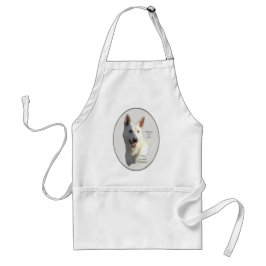 White German Shepherd Gifts Standaard Schort
