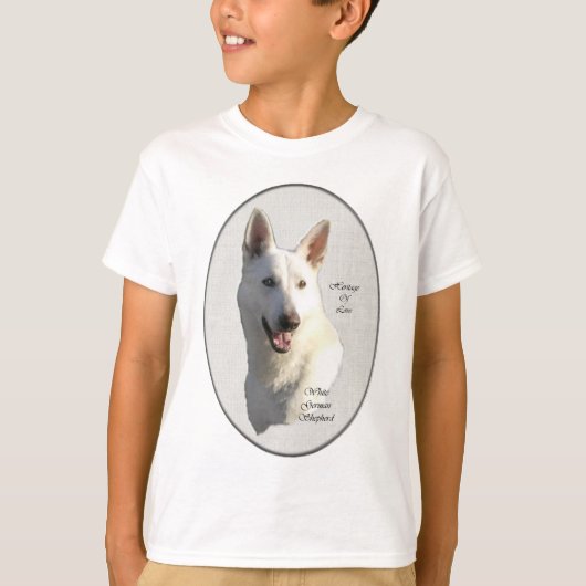 White German Shepherd Gifts T-shirt (Voorkant)