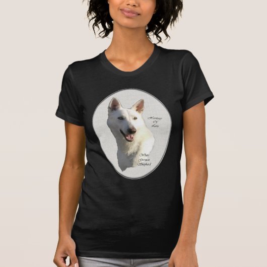 White German Shepherd Gifts T-shirt (Voorkant)