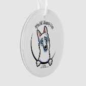 White German Shepherd IAAM Ornament (voorkant)