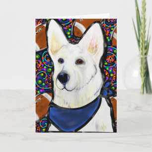 White German Shepherd Kaart
