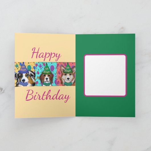 WHITE GERMAN SHEPHERD KAART (Binnen)