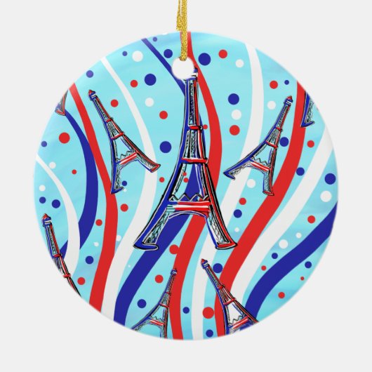 White German Shepherd Keramisch Ornament (Achterkant)