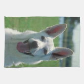 White German Shepherd Kitchen Towel Theedoek (Horizontaal)