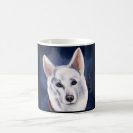 WHITE GERMAN SHEPHERD KOFFIEMOK