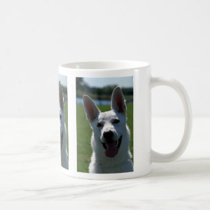 White German Shepherd Koffiemok