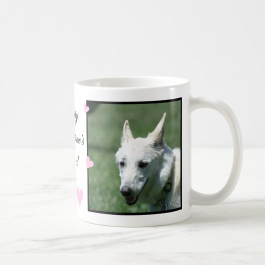 White German Shepherd Koffiemok (Rechts)