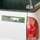 White German Shepherd Lover Bumpersticker (Op Truck)