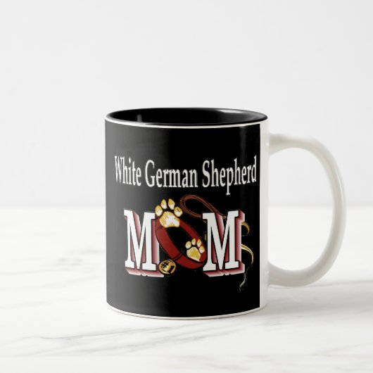White German Shepherd Mam Mok (Rechts)