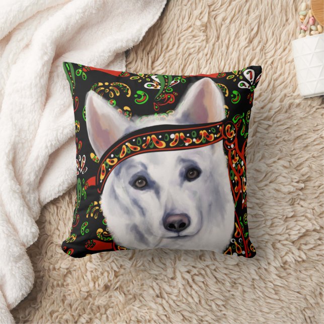 WHITE GERMAN SHEPHERD MEXICO KUSSEN (Deken)
