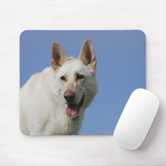 White German Shepherd Muismat (Met muis)