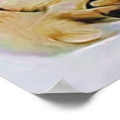 White-German-Shepherd Poster (Hoek)