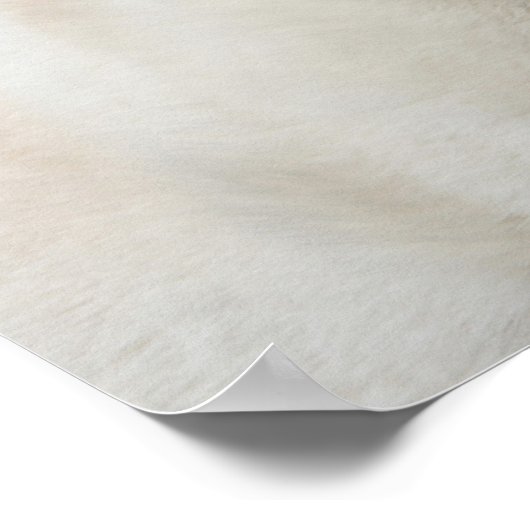 White German Shepherd Poster (Hoek)