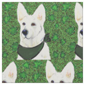 White German Shepherd Stof (Close Up)