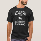White German Shepherd T-shirt (Voorkant)