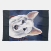 WHITE GERMAN SHEPHERD THEEDOEK (Horizontaal)