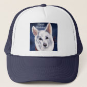 WHITE GERMAN SHEPHERD TRUCKER PET (Voorkant)