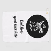 White Ghost Raptor Golfhanddoek (Horizontaal)