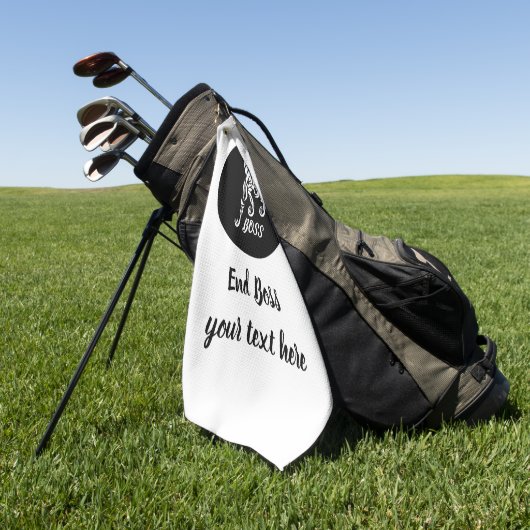 White Ghost Raptor Golfhanddoek (Groen)