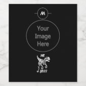 White Ghost Raptor Wijn Etiket (Enkel label)