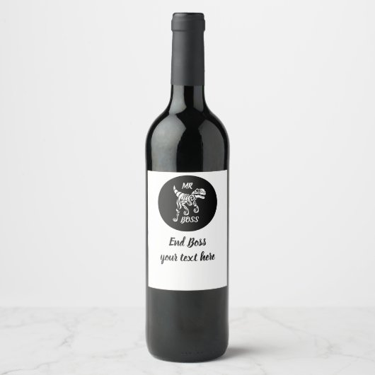 White Ghost Raptor Wijn Etiket (Voorkant)