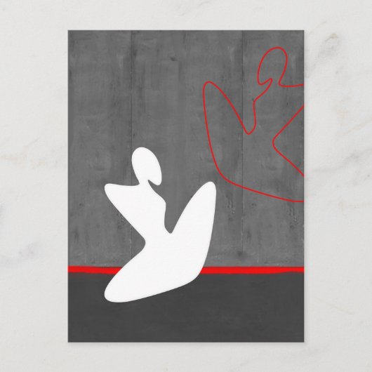 White Girl Briefkaart (Voorkant)