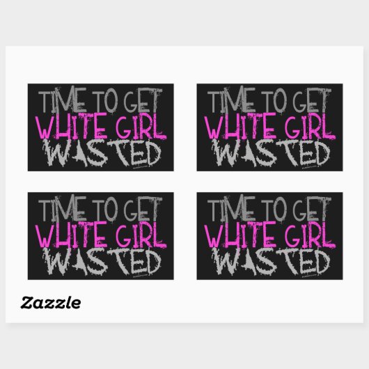 White Girl Wast Stickers (Vel)