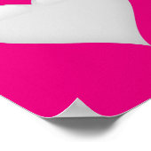 White Glass Heart Tiled  Poster (Hoek)