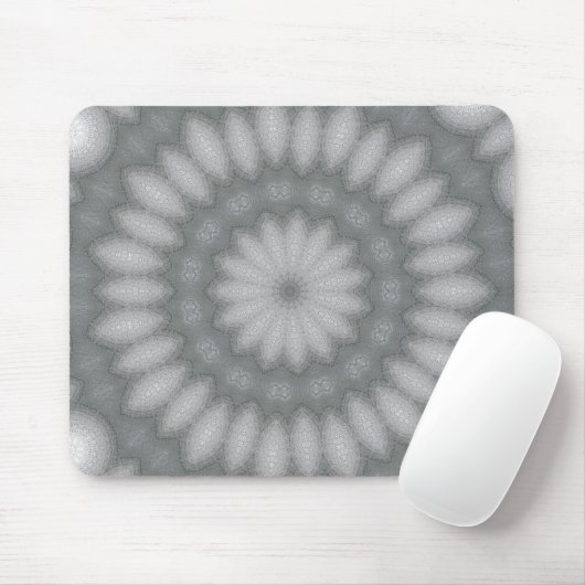 White Glass Mousepad Muismat (Met muis)