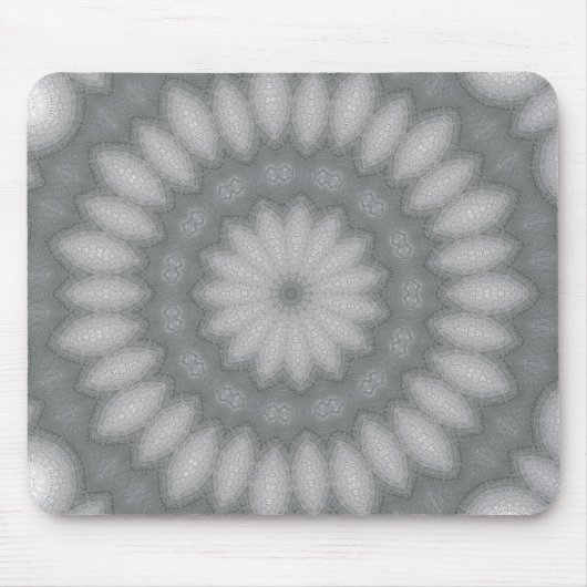 White Glass Mousepad Muismat (Voorkant)