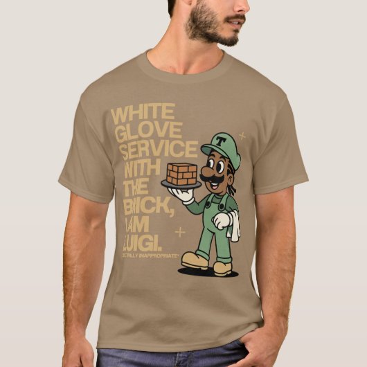 White Glove Brick Service Design Clipse Inspired H T-shirt (Voorkant)