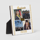 White Gold Afstuderen 4 Photo Collage Keepomwille Fotoplaat (Voorkant)