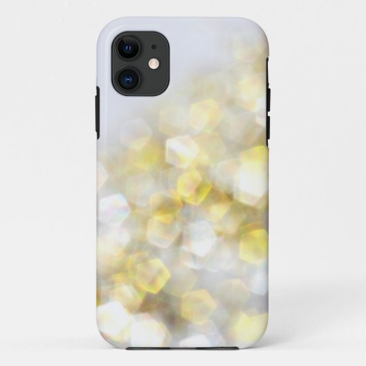 White Gold Bokeh Sparkle Glitter iPhone 5s Case (Achterkant)