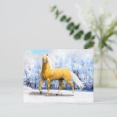 "White & Gold"  Briefkaart (Staand voorkant)