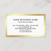 White Gold Bugs Removal Pest Control Service Visitekaartje (Achterkant)