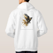 White & Gold Design Collection Hoodie (Achterkant)