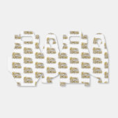 White Gold Elegant Merry Kerstmis Rustic  Bedankdoosjes (Uitgevouwen)