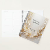 White Gold Floral Planner (Display)