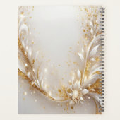 White Gold Floral Planner (Achterkant)