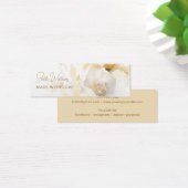 White Gold Flower Stud Earring Display Kaart (Bureau)