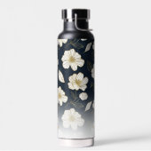 White Gold Flowers, gepersonaliseerde naam Monogra Waterfles (Links)